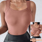 👚 🔥60.000+ VERKAUFT!💐Damen-Thermotops mit Rundhalsausschnitt und integriertem BH