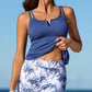 🏖️Letzter Tag! 60% REDUKTION - 💥🏝️ZWEITEILIGES TANKINI-SET MIT BAUCHANSATZ