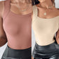 👚 🔥60.000+ VERKAUFT!💐Damen-Thermotops mit Rundhalsausschnitt und integriertem BH