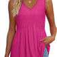 🌞Heißer Verkauf 49% Rabatt👚Damen Print Flowy ärmellose V-Ausschnitt Tank Tops