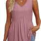 🌞Heißer Verkauf 49% Rabatt👚Damen Print Flowy ärmellose V-Ausschnitt Tank Tops