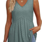 🌞Heißer Verkauf 49% Rabatt👚Damen Print Flowy ärmellose V-Ausschnitt Tank Tops
