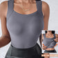 👚 🔥60.000+ VERKAUFT!💐Damen-Thermotops mit Rundhalsausschnitt und integriertem BH