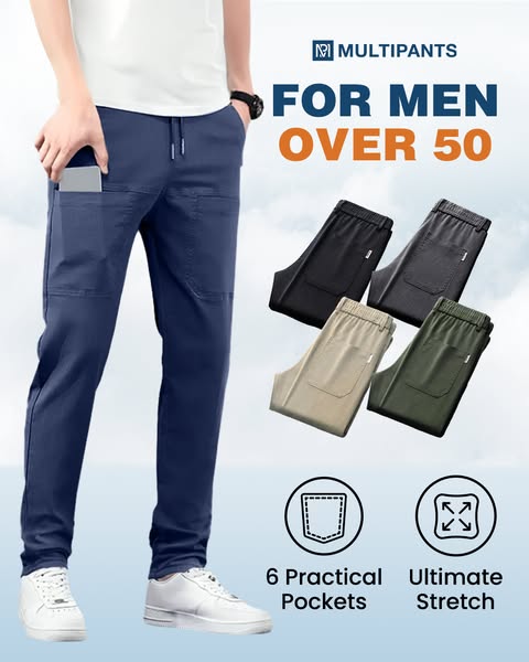 👖Letzter Tag 50% Rabatt🔥MultiPants – strapazierfähige Cargohose mit hoher Elastizität und mehreren Taschen