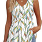 🌞Heißer Verkauf 49% Rabatt👚Damen Print Flowy ärmellose V-Ausschnitt Tank Tops