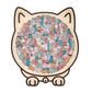 🎁Weihnachtsverkauf 60% RABATT🎅135-teiliges Katzenförmiges Holzpuzzle in Morandi-Farben