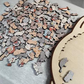 🎁Weihnachtsverkauf 60% RABATT🎅135-teiliges Katzenförmiges Holzpuzzle in Morandi-Farben