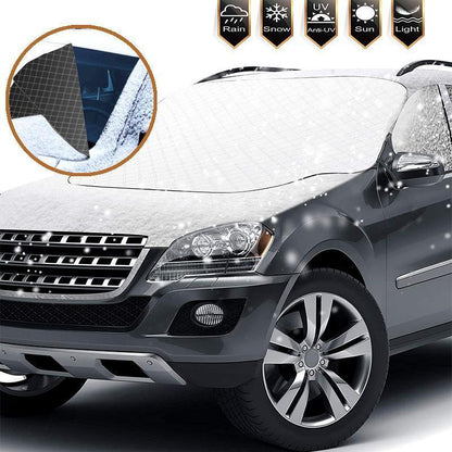 ❄️Winterverkauf- 49% Rabatt 🚗❄️4-Layer Magnetische Windschutzscheibe Auto Schneebedeckung