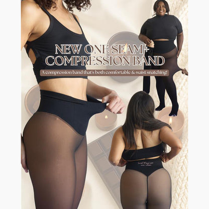 ❄️Heißer Verkauf 50 % Rabatt!!⚡Über 50.000 Stück verkauft!❄️Fleece-Leggings mit einer Naht für eine schöne Silhouette✨✨Bleiben Sie warm. Sehen Sie gut aus. 💕