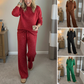 🎅 Festliche Vorratssale💥Glitzer Lounge-Set - Kuscheliger Pullover & Hose für festliche Gemütlichkeit