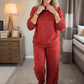 🎅 Festliche Vorratssale💥Glitzer Lounge-Set - Kuscheliger Pullover & Hose für festliche Gemütlichkeit